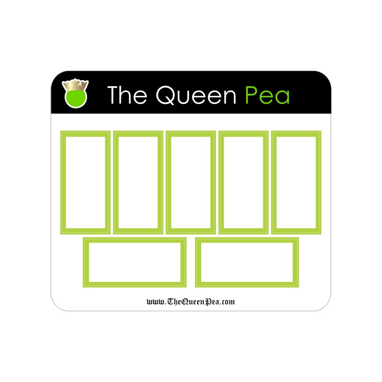 The Signature Color Collection - Hobo Cousin Medium Box Stickers - Green