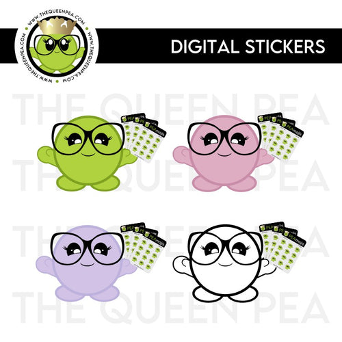 DIGITAL STICKERS: More Stickers Peas